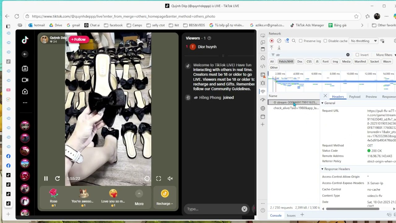 tải livestream tiktok